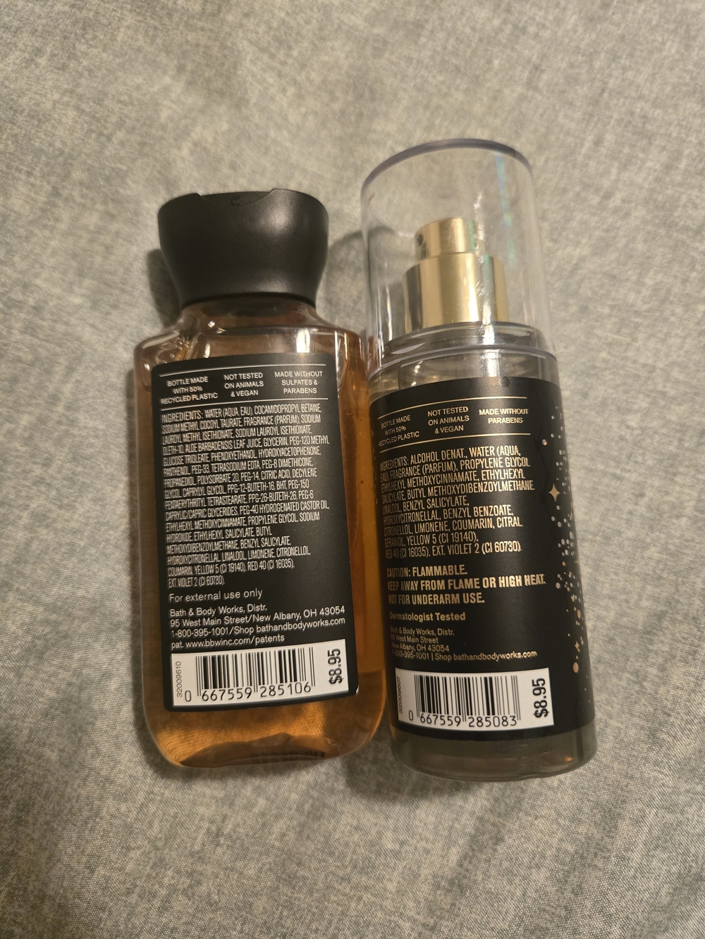 BATH & BODY WORKS INTO THE NIGHT SHOWER GEL & BODY SPLASH TRAVEL SET - Picture 2 of 2